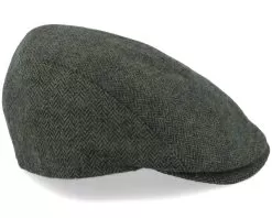 Bang 32 Wool Mix Green Herringbone Flat Cap - MJM Hats 7 Bang 32 Wool Mix Green Herringbone Flat Cap - MJM Hats -Fashion Hat Online 5704637956420 3