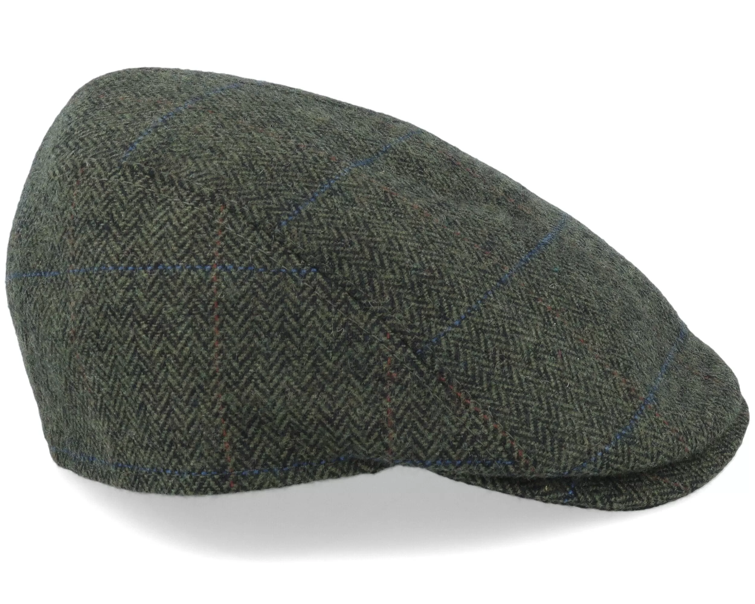 Bang 32 Wool Mix Green Herringbone Flat Cap - MJM Hats 3 Bang 32 Wool Mix Green Herringbone Flat Cap - MJM Hats - Image 3