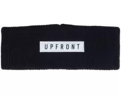 Ocean Knitted Black Headband - Upfront