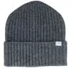 Wells Rib Beanie Charcoal Mélange Cuff - Les Deux