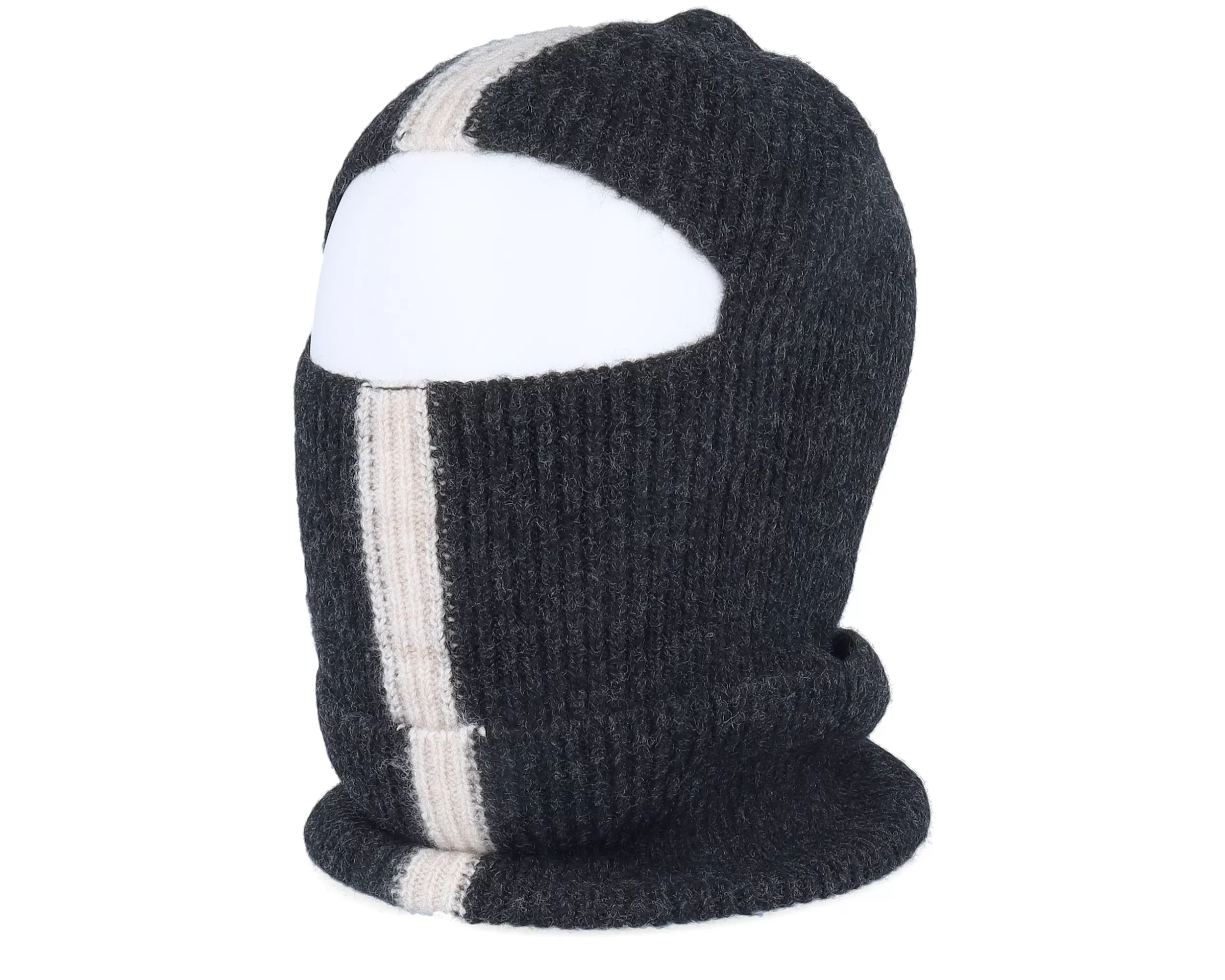 Line Balaclava Face Mask Beanie Jet Black Cuff - Upfront 3 Line Balaclava Face Mask Beanie Jet Black Cuff - Upfront - Image 3