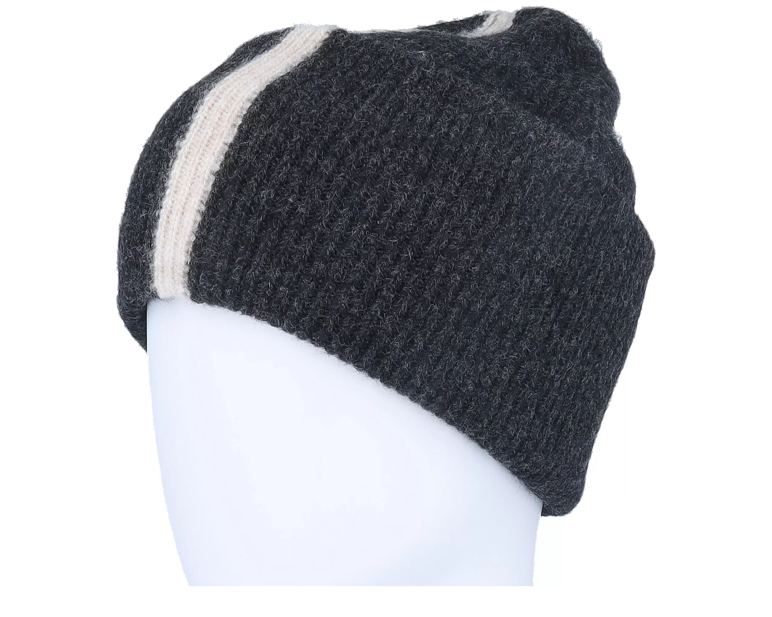 Line Balaclava Face Mask Beanie Jet Black Cuff - Upfront 4 Line Balaclava Face Mask Beanie Jet Black Cuff - Upfront - Image 4