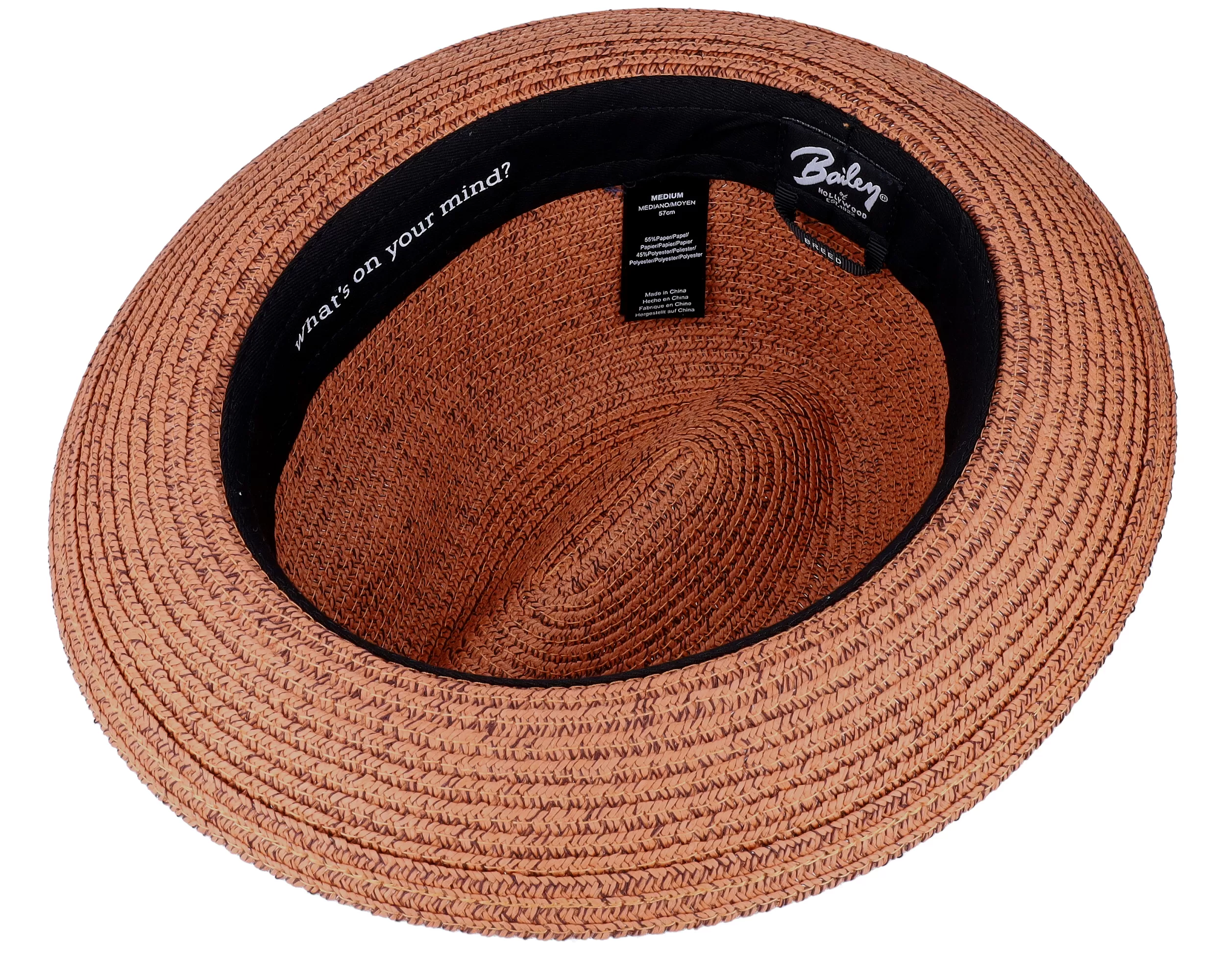 Salem Rust Straw Hat - Seeberger 4 Salem Rust Straw Hat - Seeberger - Image 4