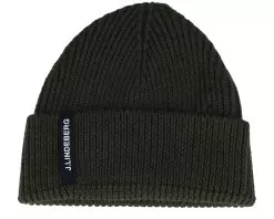 Juan Merino Beanie Forest Green Cuff - J.Lindeberg