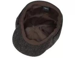 Newsboy Classic Cap Dark Brown Flat Cap - Wigéns -Fashion Hat Online 7310651108318 4