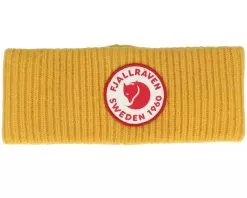 FJÄLLRÄVEN 1960 Logo Mustard Yellow Headband - Fjällräven