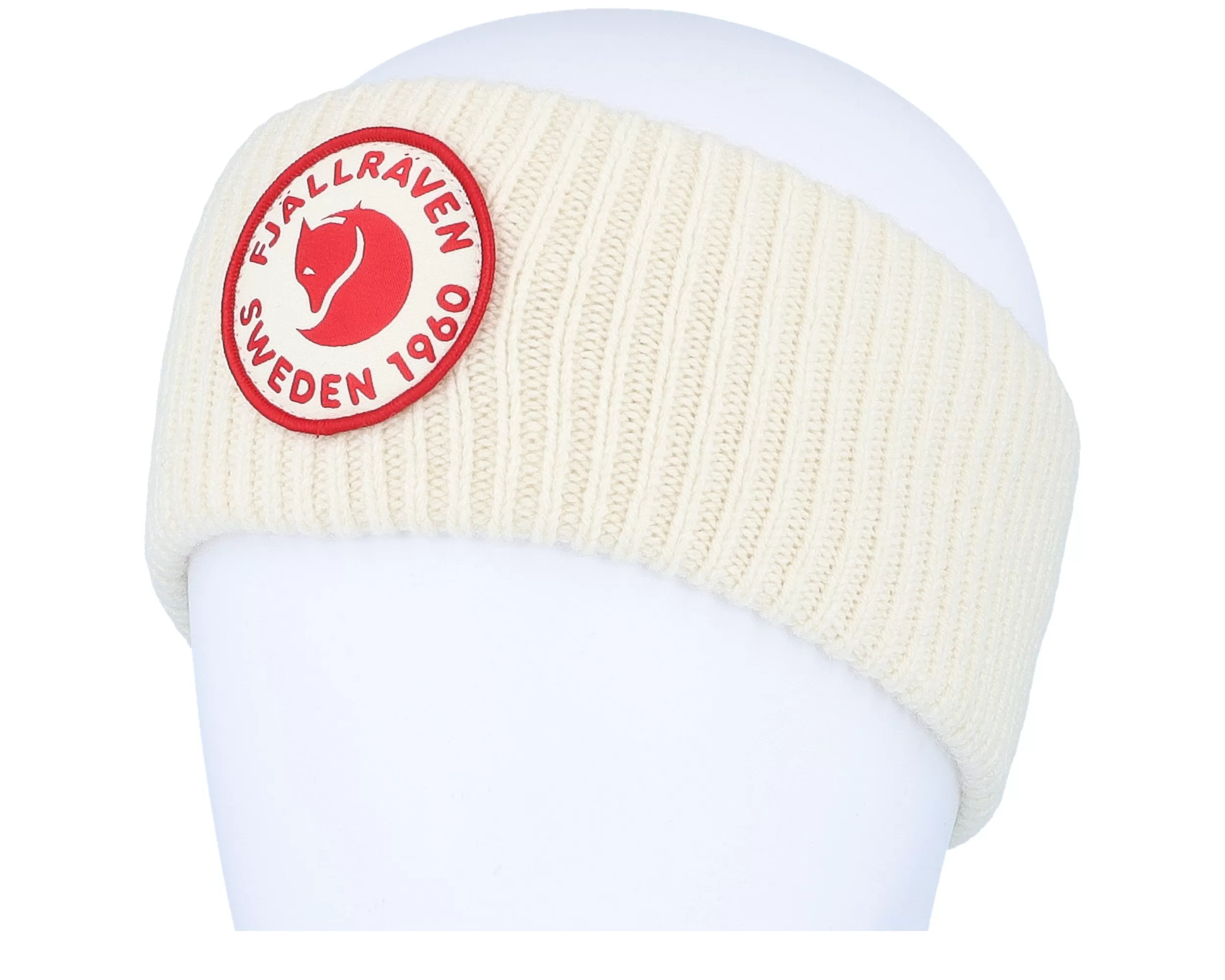 FJÄLLRÄVEN 1960 Logo Chalk White Headband - Fjällräven 3 FJÄLLRÄVEN 1960 Logo Chalk White Headband - Fjällräven - Image 3