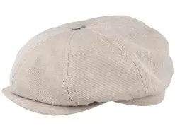 Alan Sr. Slub Khaki Flat Cap - CTH Ericson