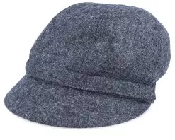 Helena Sr. Moon Shetland Graphite Flat Cap - CTH Ericson