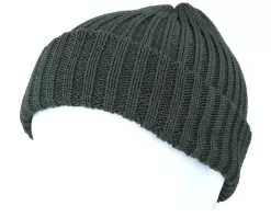 Nelson Wool Knit Olive Short Beanie - CTH Ericson -Fashion Hat Online 7330083022181 3