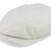 Lucas Linen Natural Flat Cap - CTH Ericson