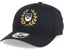 Caesar Logo Black Flexfit - Bearded Man