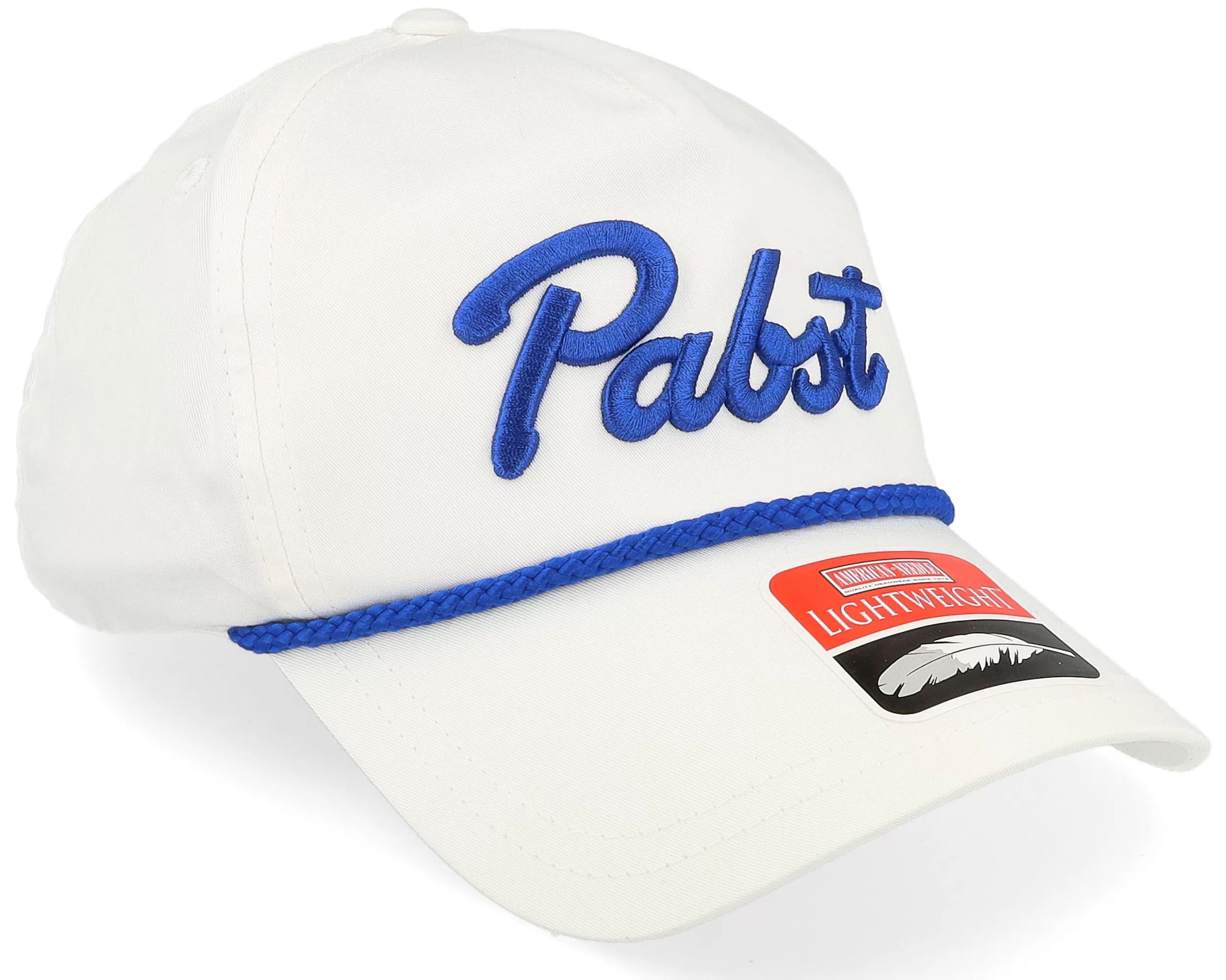 Pabst Lightweight Rope White Dad Cap - American Needle 2 Pabst Lightweight Rope White Dad Cap - American Needle - Image 2
