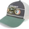 Vermont Domino Ivory/Cool Grey/Cedar Trucker - American Needle