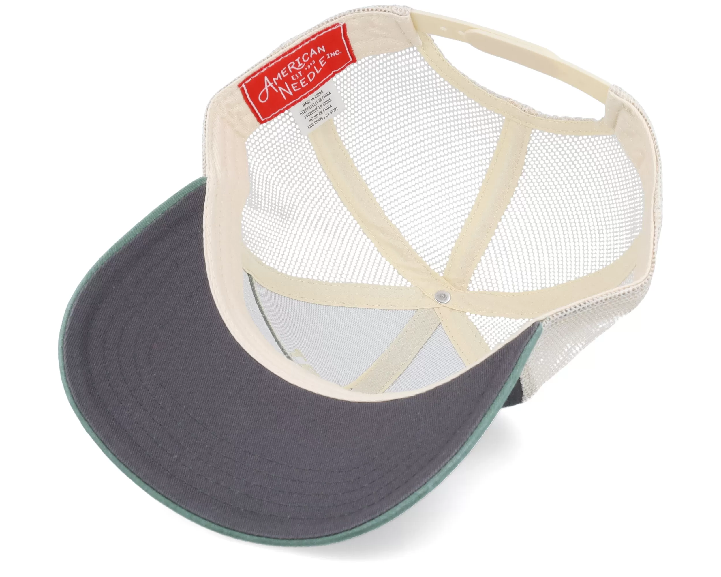 Vermont Domino Ivory/Cool Grey/Cedar Trucker - American Needle 5 Vermont Domino Ivory/Cool Grey/Cedar Trucker - American Needle - Image 5