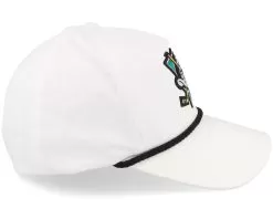 Hatstore Exclusive X Anaheim Ducks Cappy Rope White Dad Cap - American Needle -Fashion Hat Online 798698879489 4