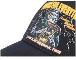 Time Flys Hat Caviar Black Trucker - Coney Island Picnic 11 Time Flys Hat Caviar Black Trucker - Coney Island Picnic -Fashion Hat Online 810101837128 6