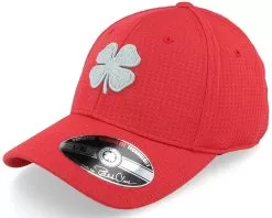 Flex Waffle 13 Red/3D Silver Clover Flexfit - Black Clover