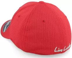 Flex Waffle 13 Red/3D Silver Clover Flexfit - Black Clover -Fashion Hat Online 810111469234 3