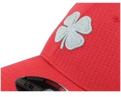 Flex Waffle 13 Red/3D Silver Clover Flexfit - Black Clover -Fashion Hat Online 810111469234 6