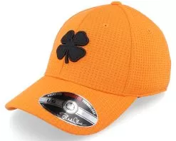 Flex Waffle 14 Orange/3D Black Clover Flexfit - Black Clover