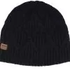 The Yukon Black Beanie - Coal