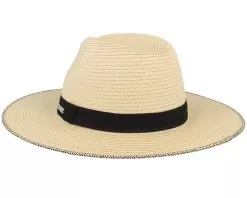 Wimbledon Natural Straw Hat - Coal -Fashion Hat Online 840056905818 3
