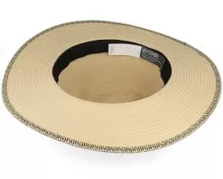 Wimbledon Natural Straw Hat - Coal -Fashion Hat Online 840056905818 4