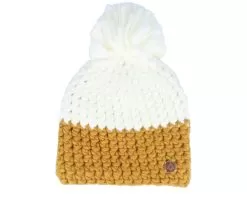 The Natasha Mustard/White Pom - Coal