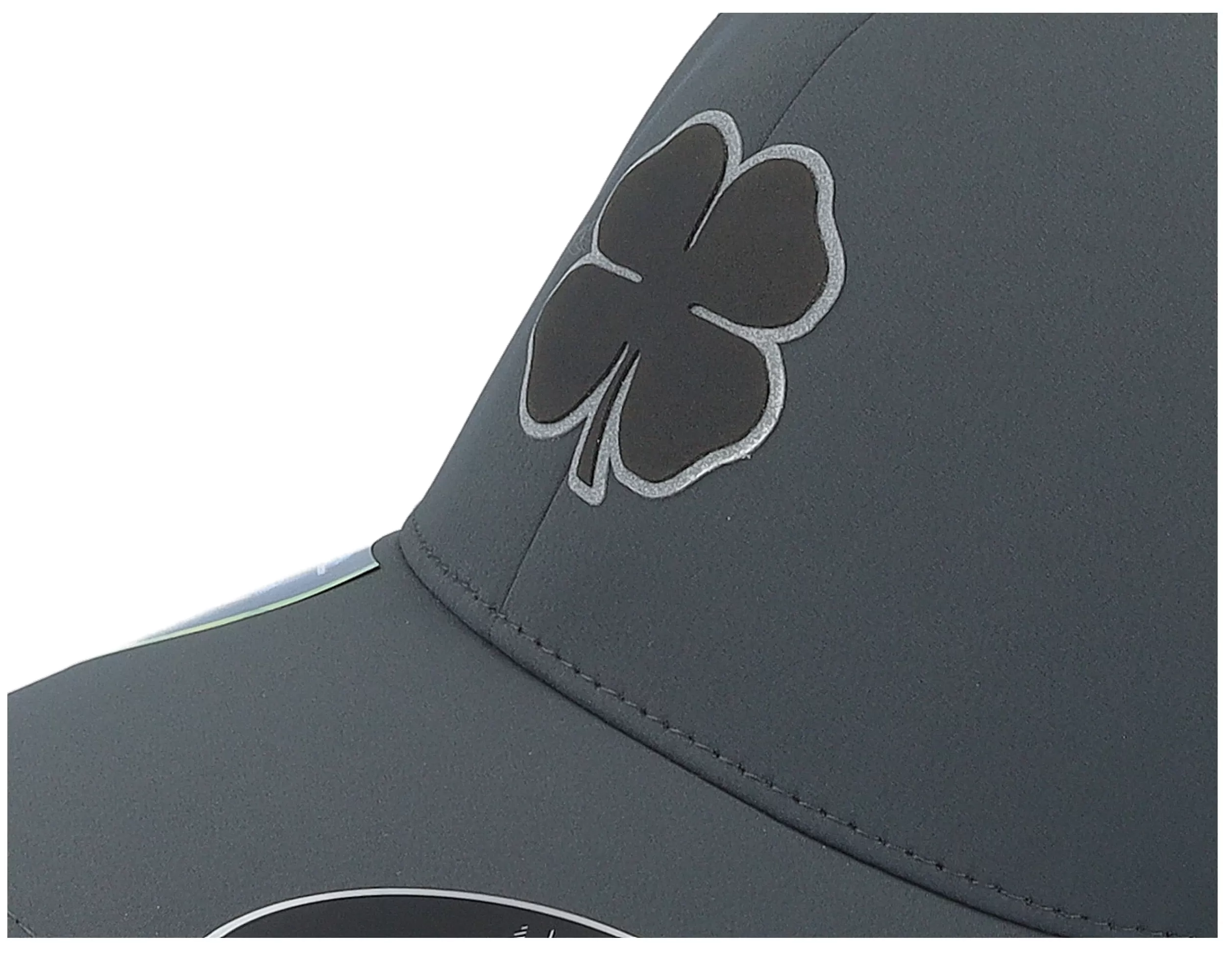 Seamless Luck 6 Charcoal/Charcoal Clover Flexfit - Black Clover 6 Seamless Luck 6 Charcoal/Charcoal Clover Flexfit - Black Clover - Image 6