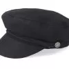Skipper Black Flat Cap - Barts