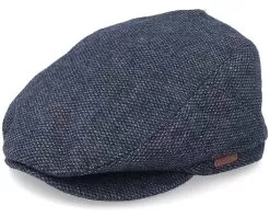 Oslo Black Flat Cap - Barts