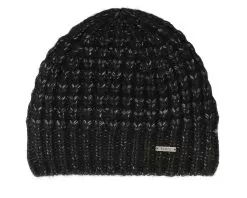Ammelie Knit Black Beanie - Barts