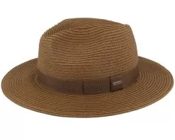 Aveloz Hat Dark Brown Fedora Straw Hat - Barts