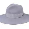 Piper Hat Grey L Fedora - Brixton