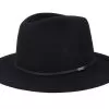 Wesley Black Fedora - Brixton