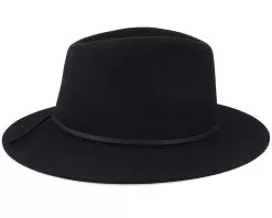 Wesley Black Fedora - Brixton -Fashion Hat Online 888588518731 3