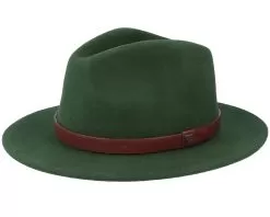 Messer Moss Green Fedora - Brixton