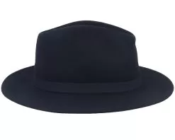 Messer Packable Black Fedora - Brixton -Fashion Hat Online 888588554043 3