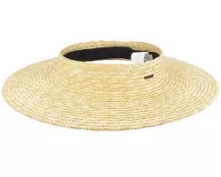 Joanna Visor Honey Straw Hat - Brixton