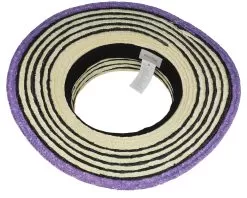 Joanna Light Tan/Black Visor Straw Hat - Brixton -Fashion Hat Online 888588554388 4