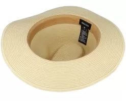 Wesley Straw Packable Tan Fedora - Brixton -Fashion Hat Online 888588555569 4