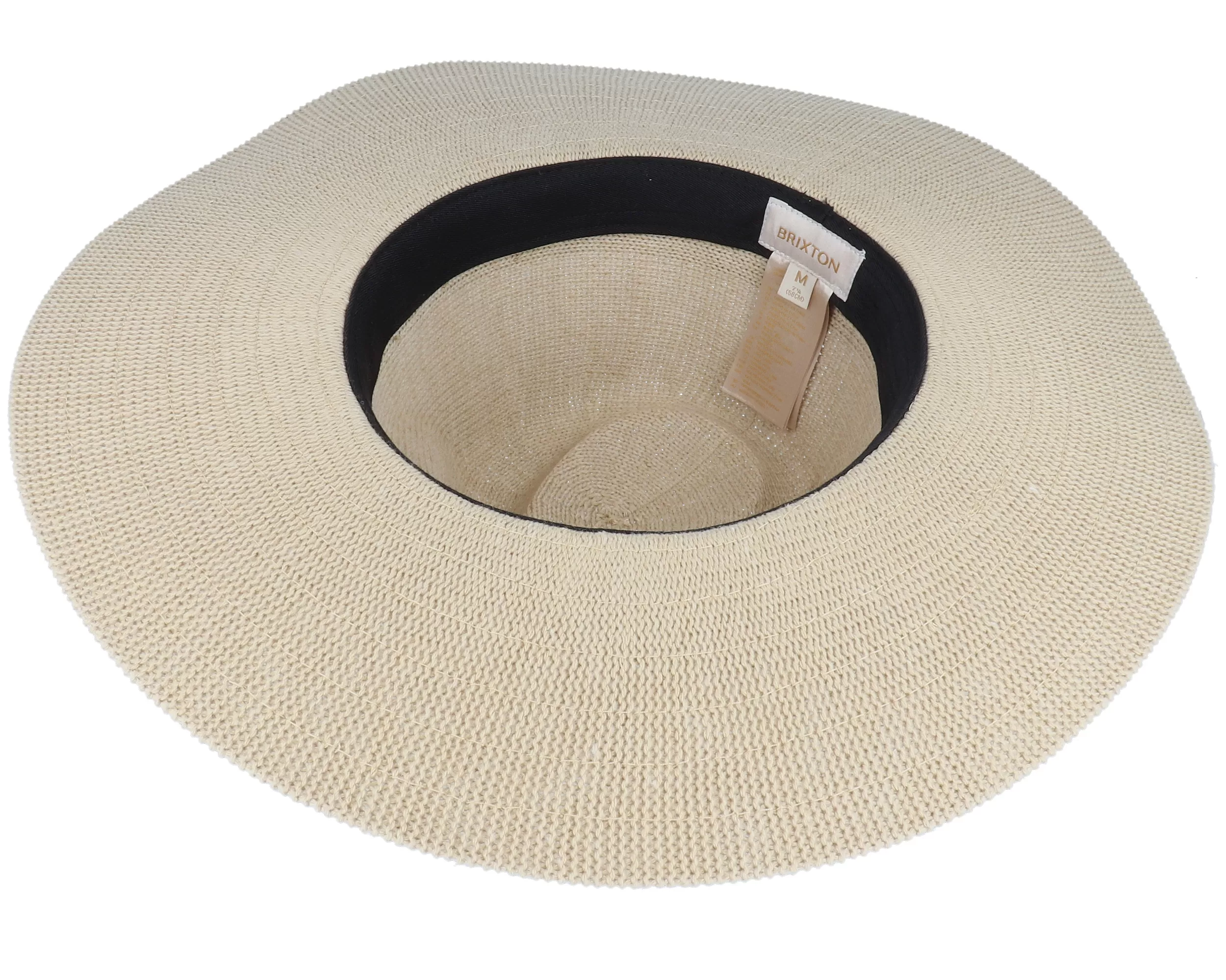 Joanna Knit Packable Hat Light Khaki Fedora - Brixton 4 Joanna Knit Packable Hat Light Khaki Fedora - Brixton - Image 4