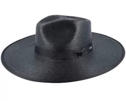 Jo Straw Rancher Black Straw Hat - Brixton