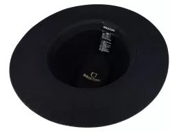 Wesley Packable 1 Black/Black Fedora - Brixton -Fashion Hat Online 888588578759 4