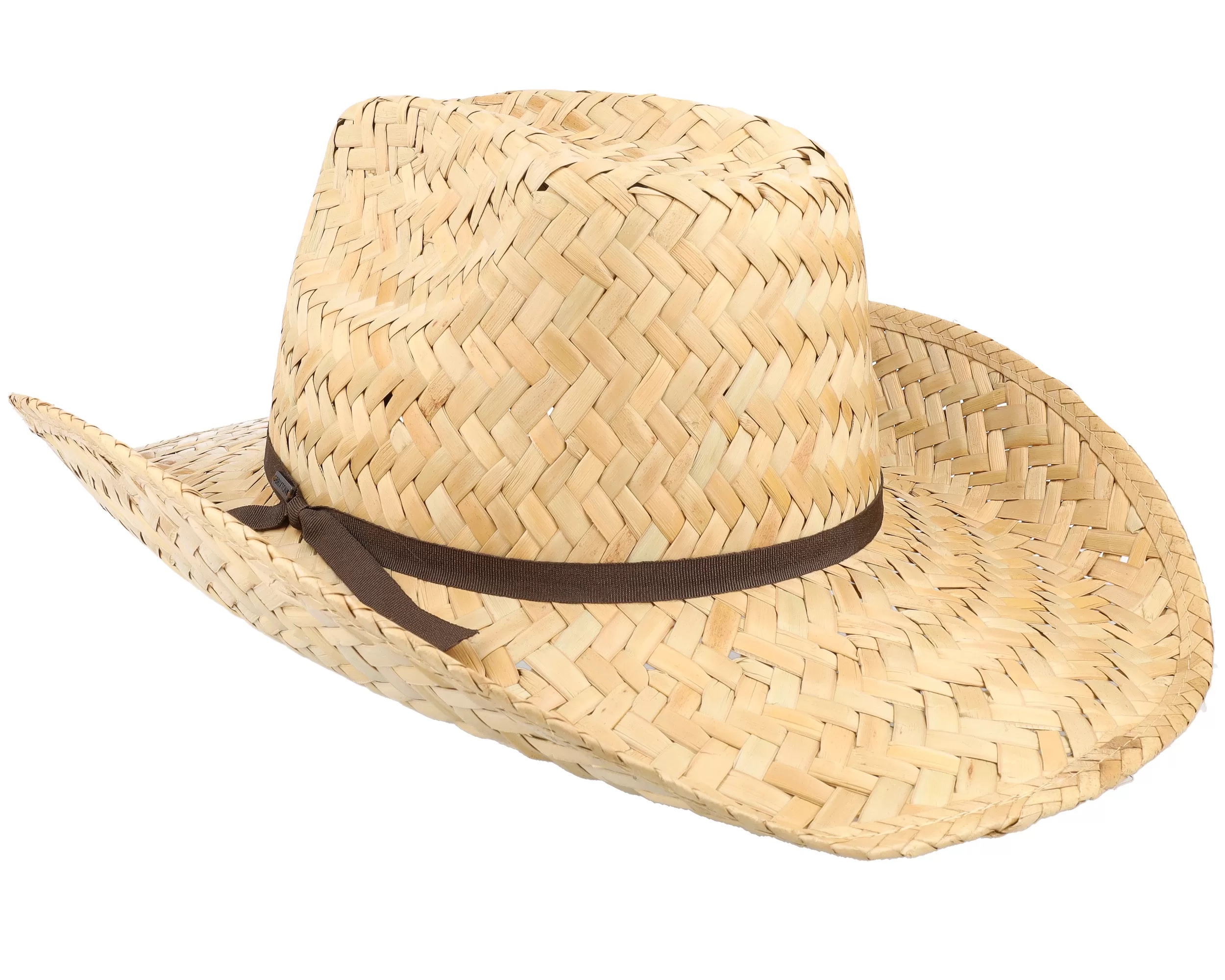 Houston Cowboy Natural Straw Hat - Brixton 2 Houston Cowboy Natural Straw Hat - Brixton - Image 2
