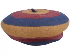 Audrey Lion Multi Stripe Beret - Brixton