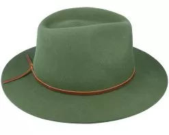 Wesley Clover Green Fedora - Brixton -Fashion Hat Online 888588642276 3