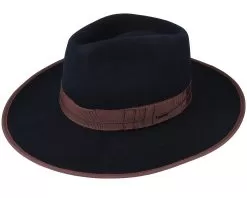 Reno Black/Brown Fedora - Brixton