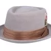 Hatstore Exclusive X Kaliffa Stou Heather Naturalt Fedora - Brixton